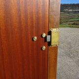 3-door walnut Art Deco wardrobe