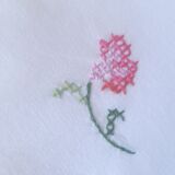 4 serviettes brodées