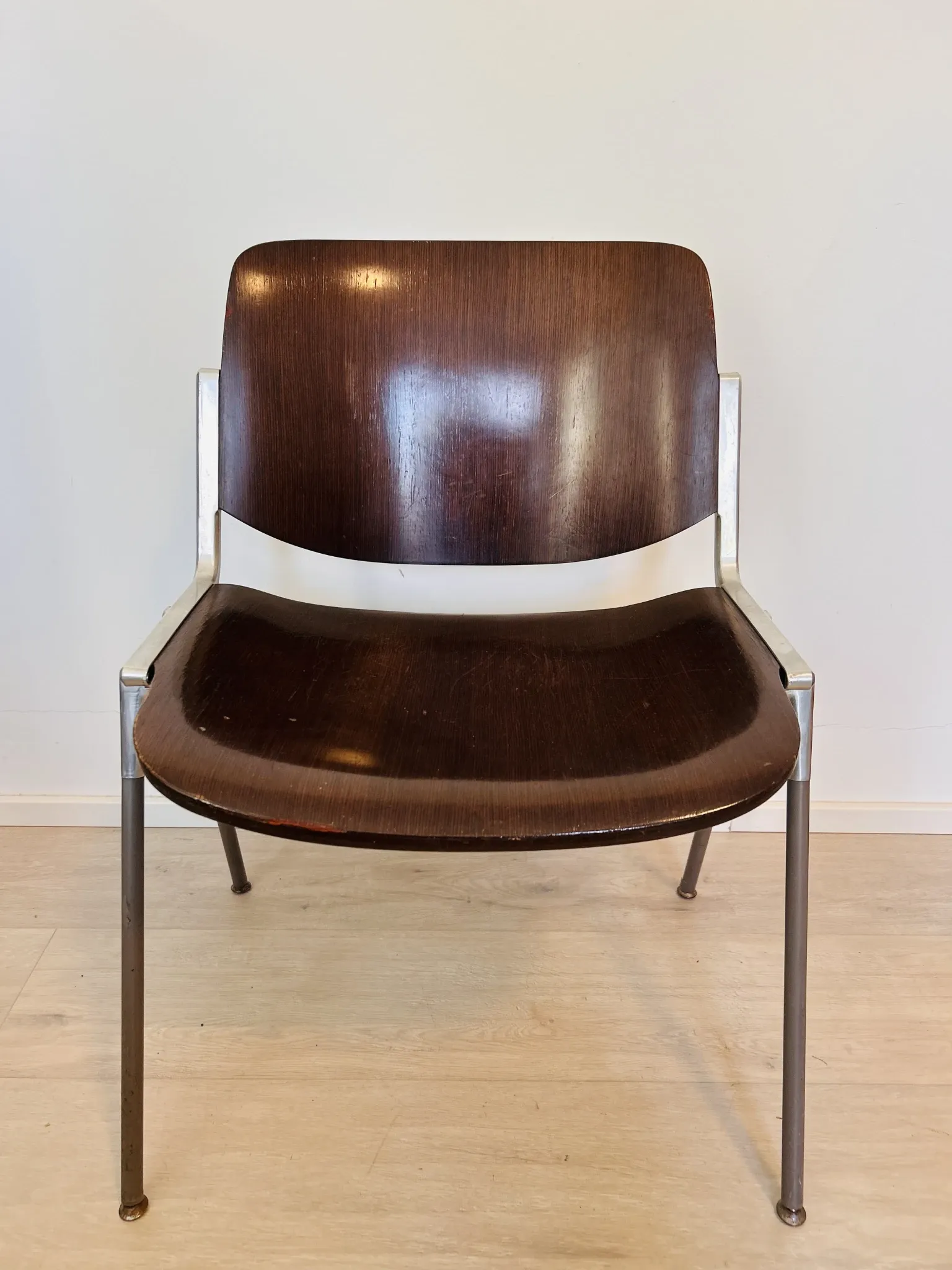 Vintage Side Chair by Giancarlo Piretti for Castelli, Italy1970’s