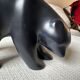 Art Deco style ceramic black bear
