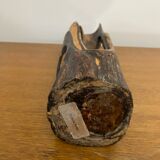 Old Candle Holder Michel MOLAC Driftwood Sculpture Vintage #C051
