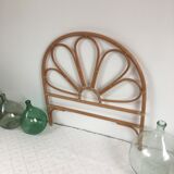 Vintage rattan headboard