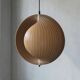 Spherical suspension, wooden slats, 1970