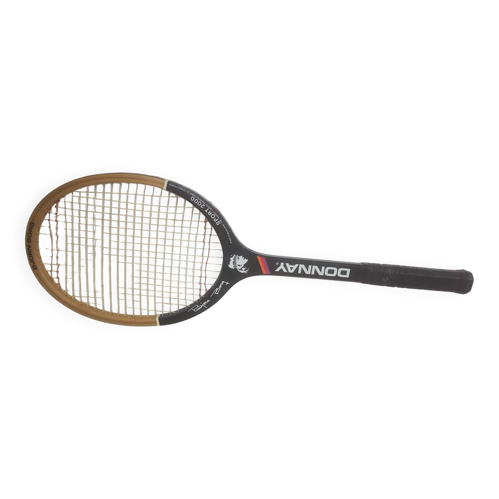 Raquette de tennis DONNAY Björn Borg bois vintage – années 70
