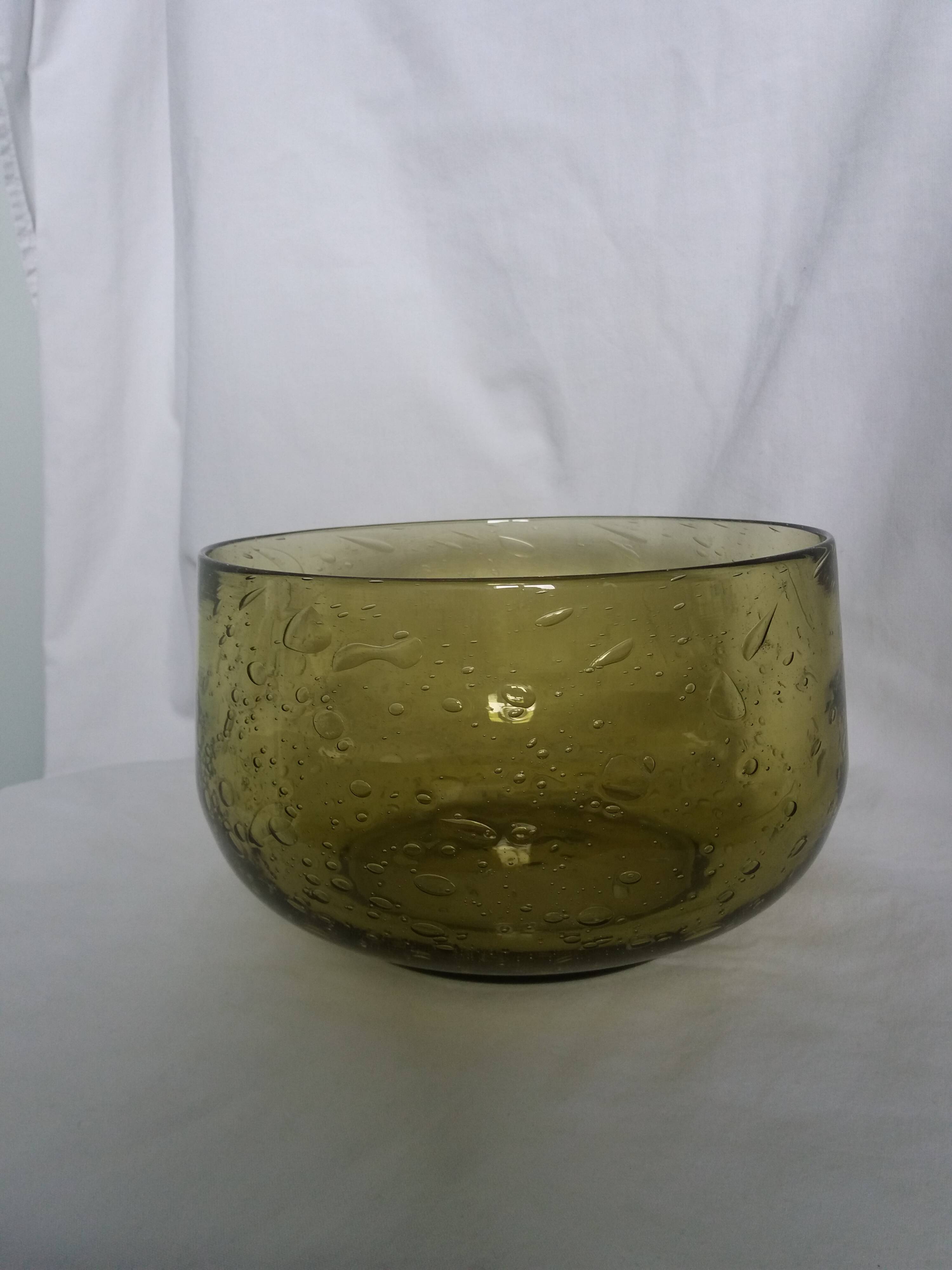 Biot bubble glass salad bowl