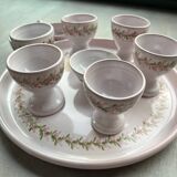 Egg cups, 9-piece service by Michel Spire