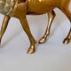 Vintage solid brass stag from the 1950s