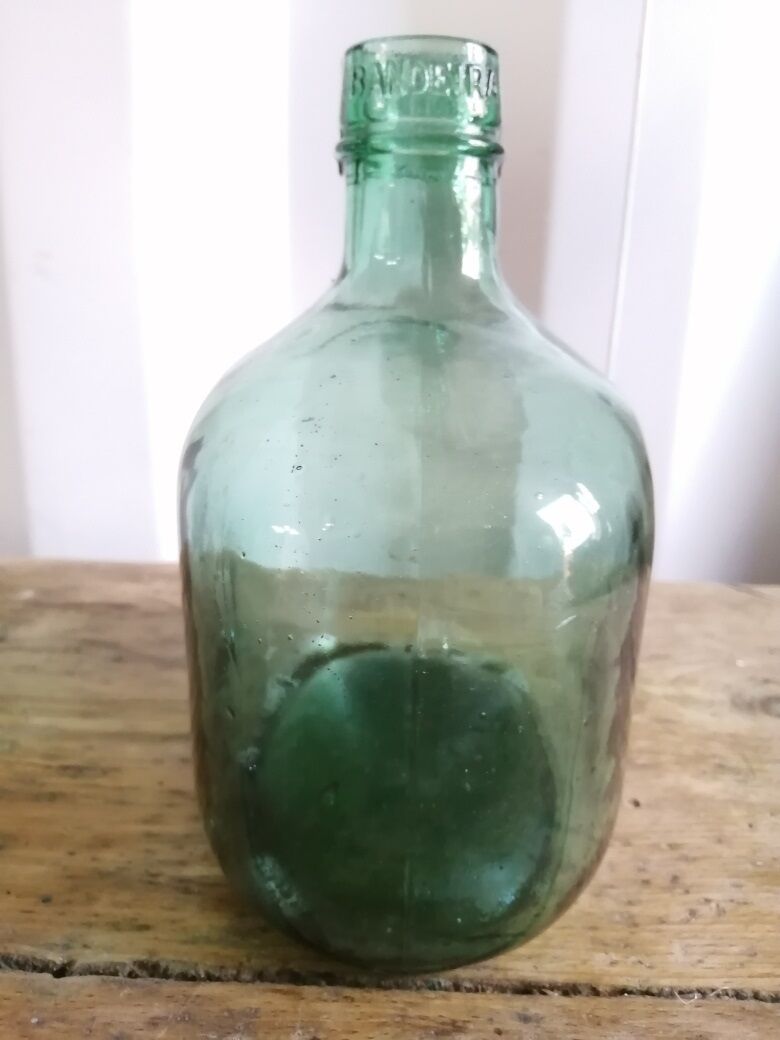 Demijohn bonbonne touque bottle ancient