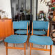 4 vintage Scandinavian style chairs