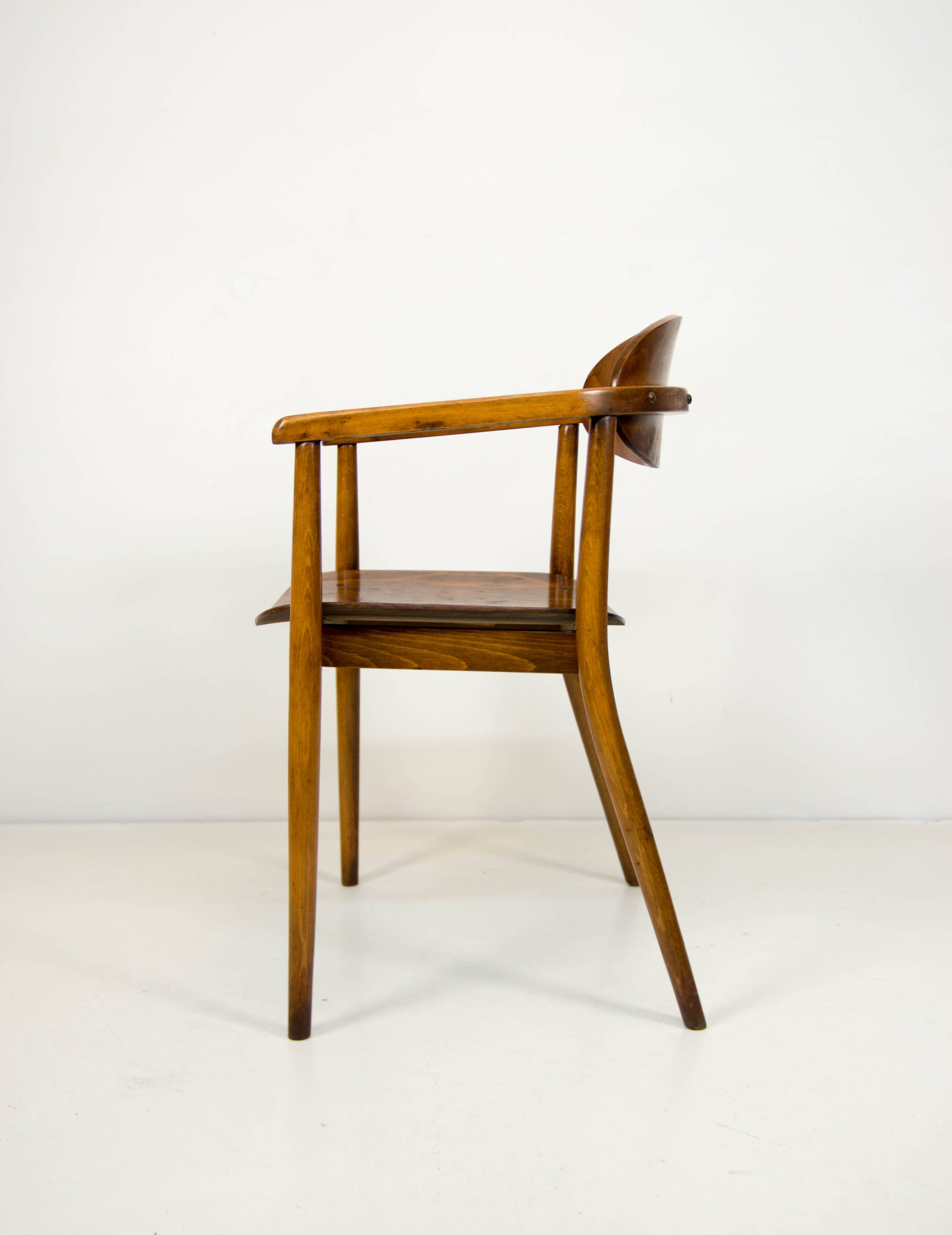 Chaise de salle à manger Antonin Suman TON, Tchécoslovaquie, 1966