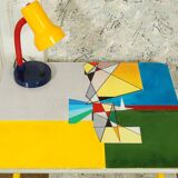 Children's desk & its lamp late 80s