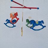 Vintage wooden mobile