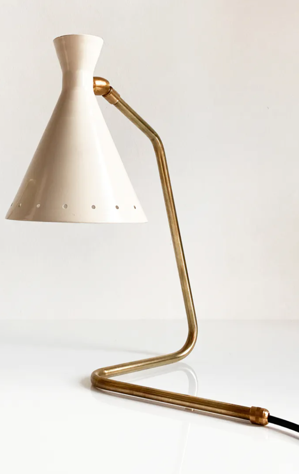Lampe cocotte blanche