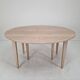 Extendable Solid Oak Dining Table with 2 Leaves
