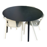 Magis table and 4 jasper morrison chairs