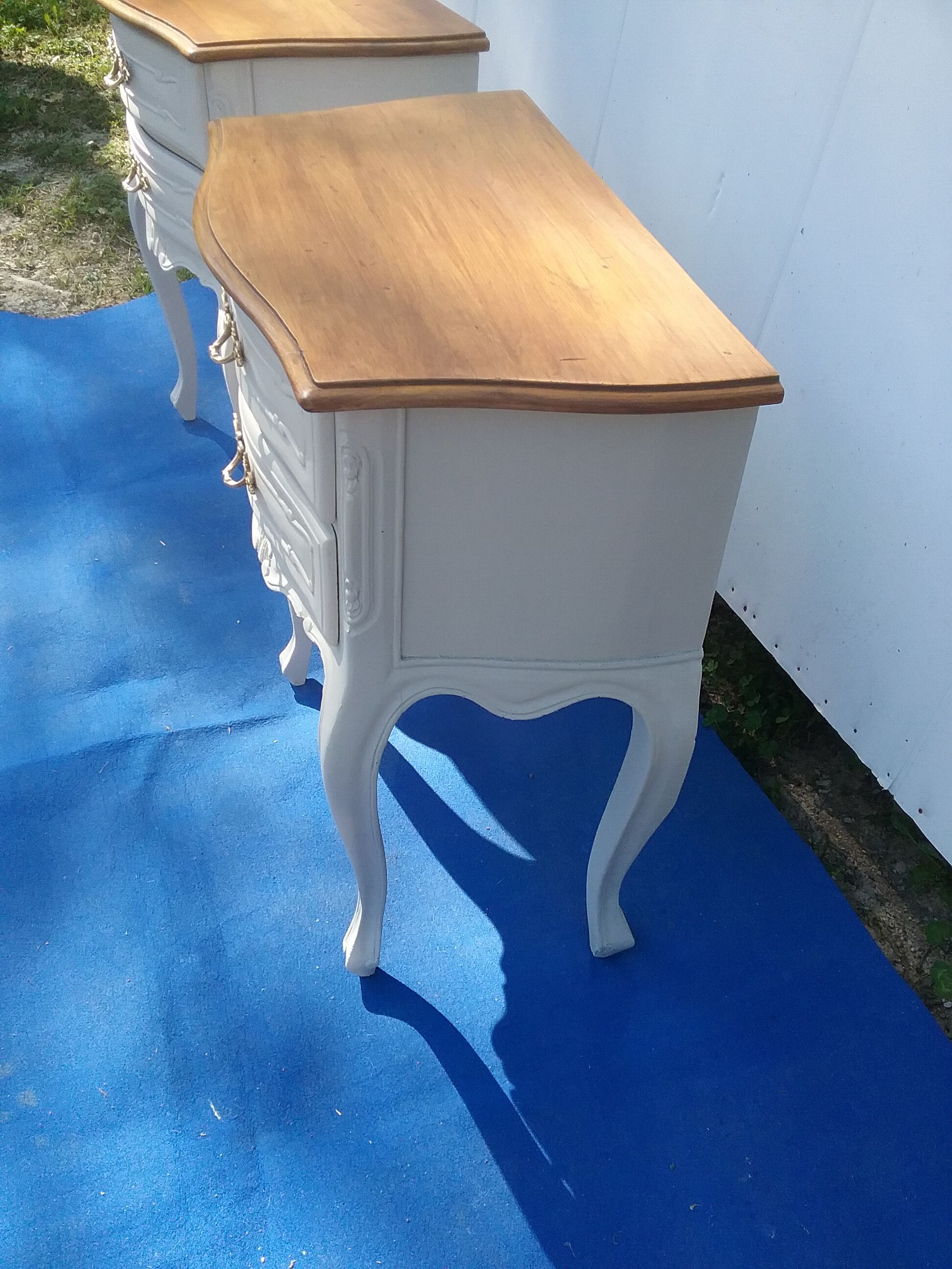 Paire de chevets style Louis XV