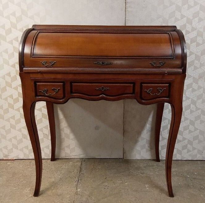 Louis XV style cylinder desk