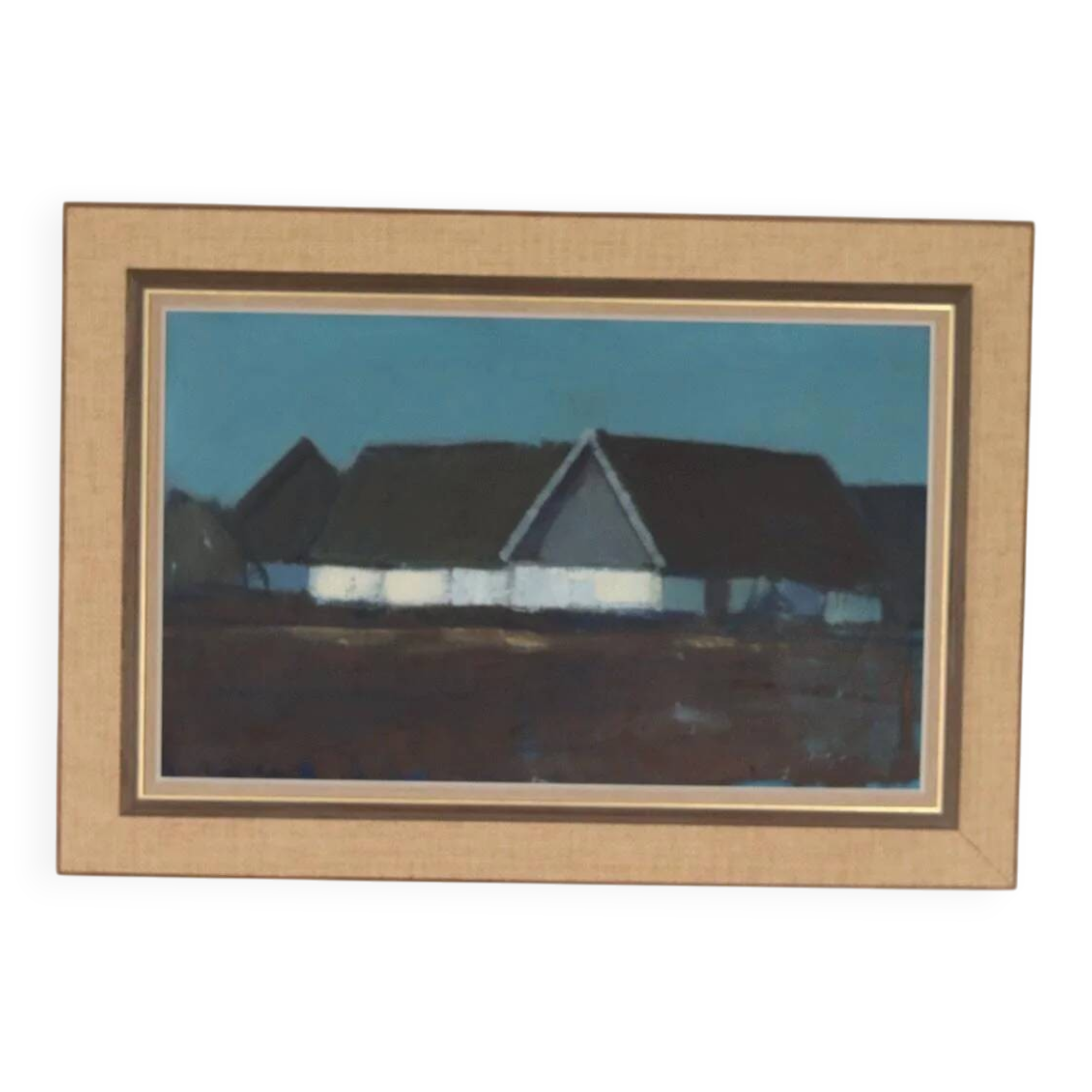 Ferme sous un ciel bleu par Bengt Hillgrund
