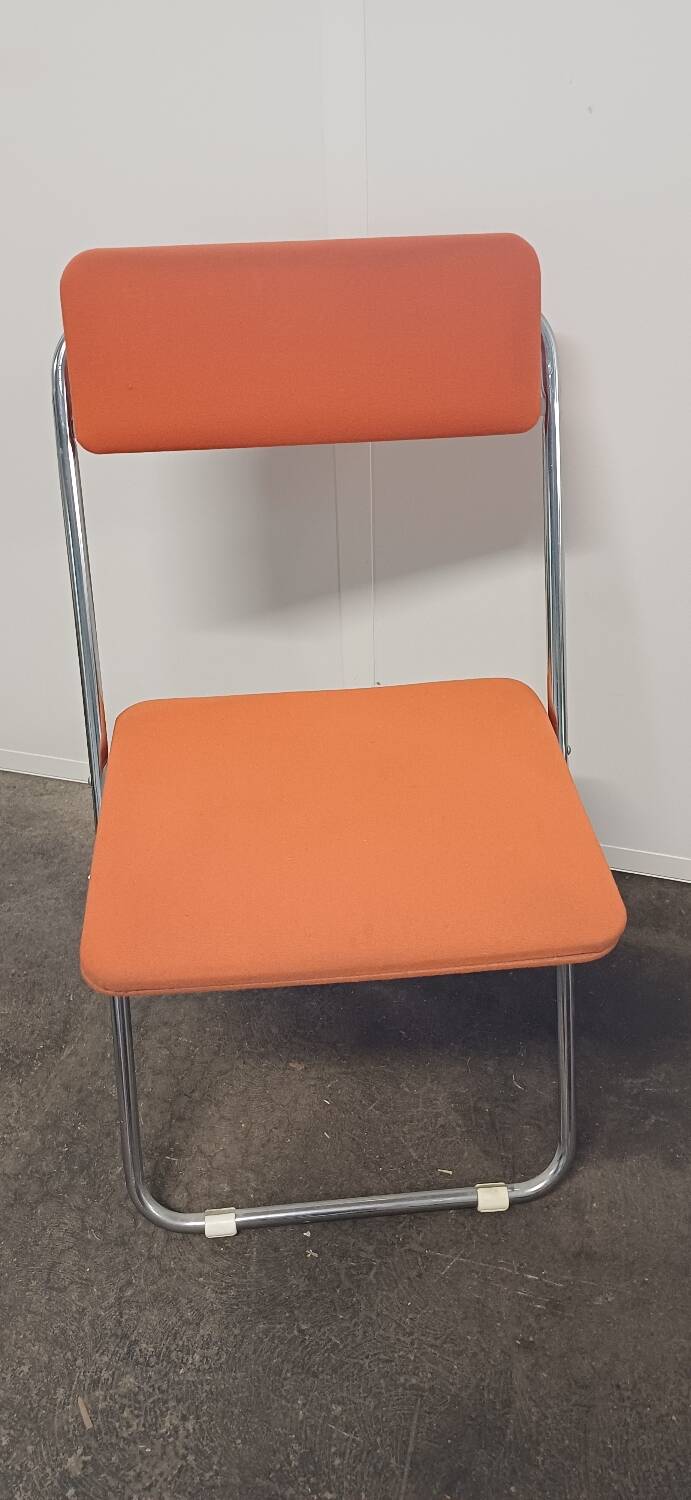 FRAMAR orange folding chair