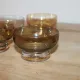 Set of 6 vintage multicoloured glass dessert bowls – 1970s