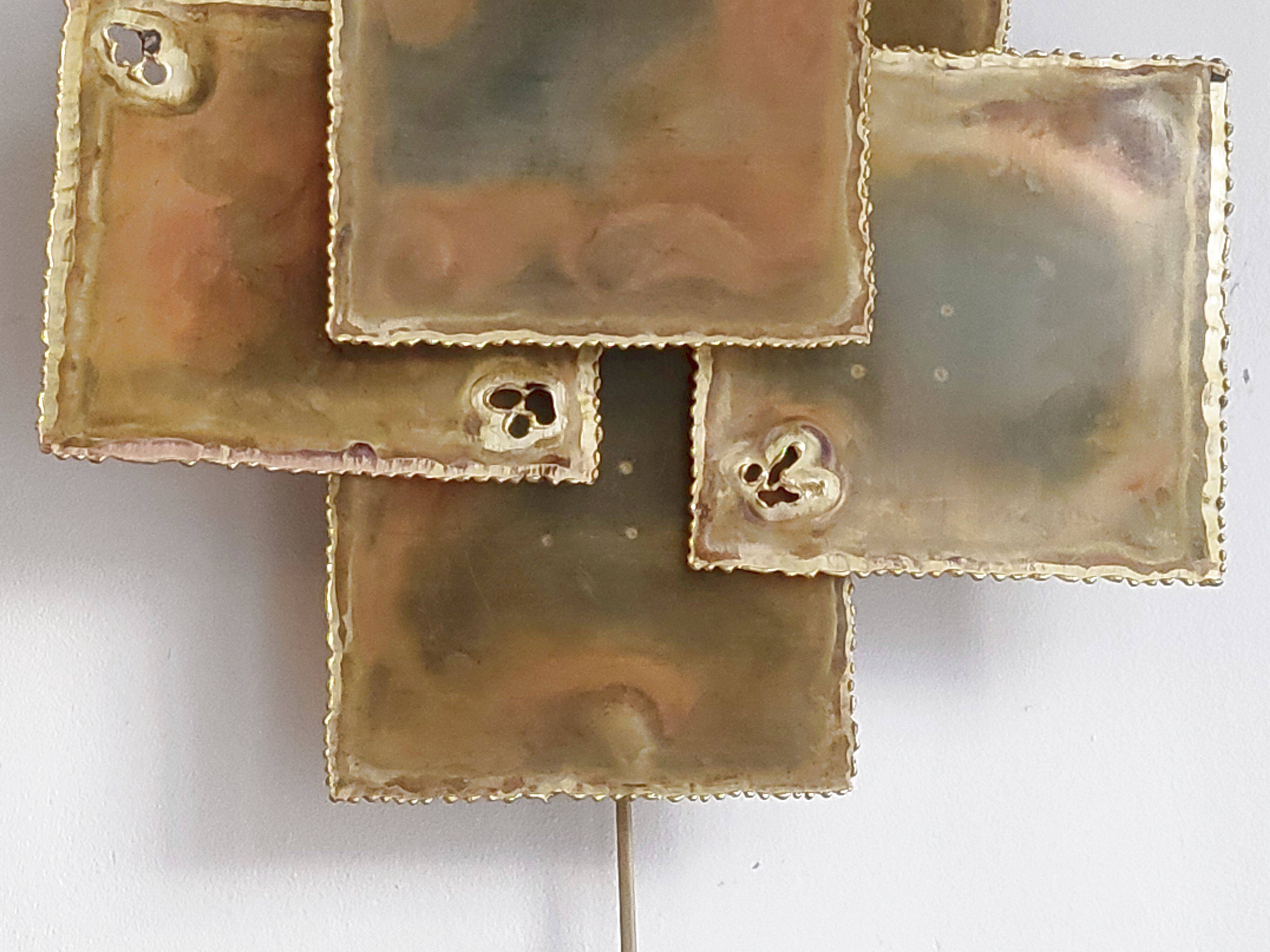 Vintage wall lamp Holm Sorensen & Co 1960 Scandinavian