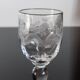 Set of 4 small shot glasses molded glass early twentieth century