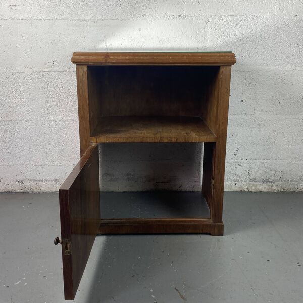 Table de chevet ou  d’appoint avec plateau miroir