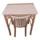 Ensemble bureau et chaise enfant baumann