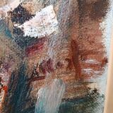 Large oil painting on canvas - Alberto Alberti (1894-1974) 1959 - female figure