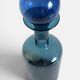 Scandinavia Modern Otto Bauer for Holmegaard Blue Glass Bottle Decanter