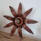 Old wooden wall light