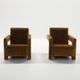Utrecht 637 Lounge Chairs by Gerrit Rietveld for Cassina, 1990s, Set of 2