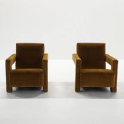 Utrecht 637 Lounge Chairs by Gerrit Rietveld for Cassina, 1990s, Set of 2