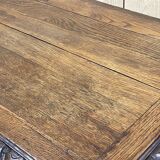 Henry II console in oak early 20th century