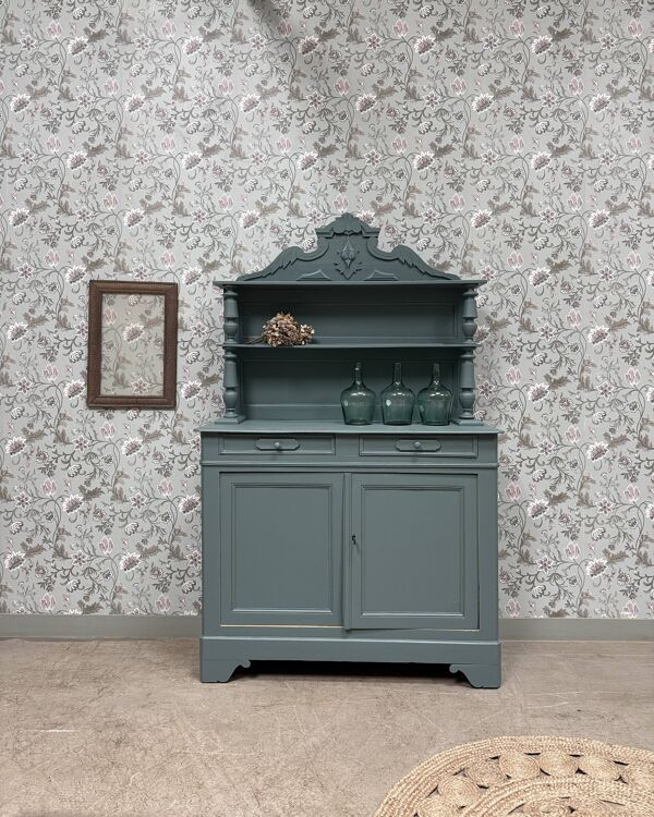 Vaisselier Saint Hubert vert de gris (rénovée)