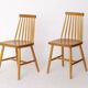 Pair Yngve Ekström "Pinocchio" Dining Chairs – Swedish Beechwood, 1960s