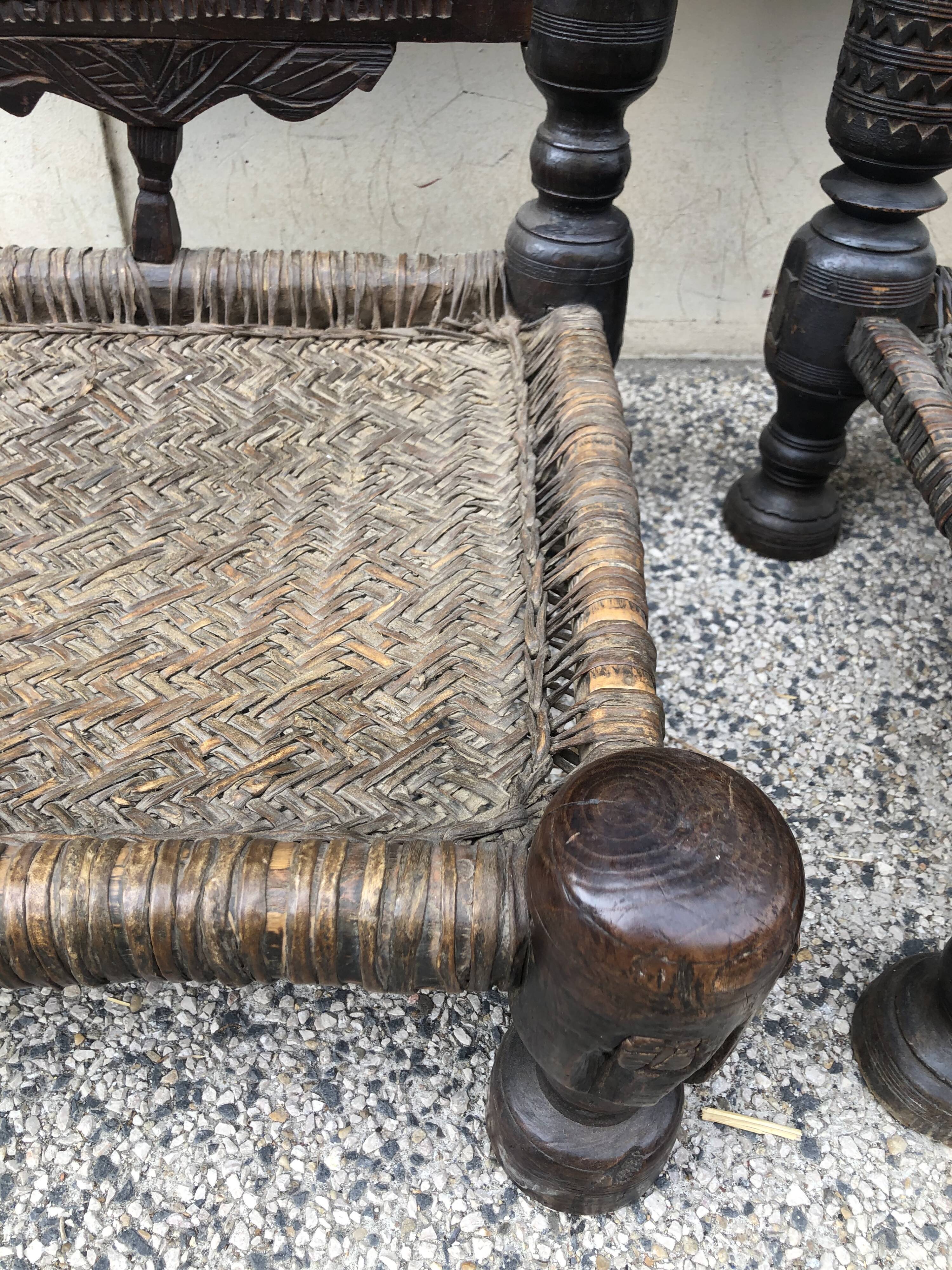 Pau e of Afghan chairs