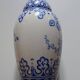 Grand vase faïence décoré main Odyv art nouveau