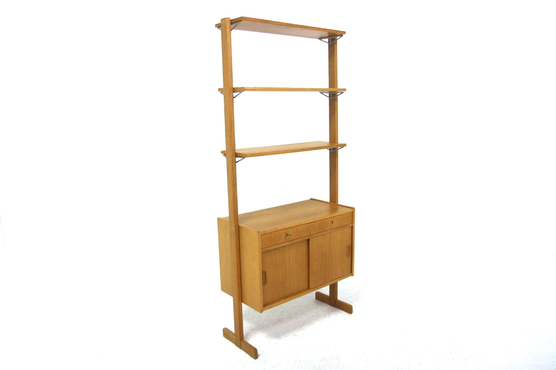 Scandinavian bookcase "Kontur" in teak, Möbel-Ikea, Sweden, 1960