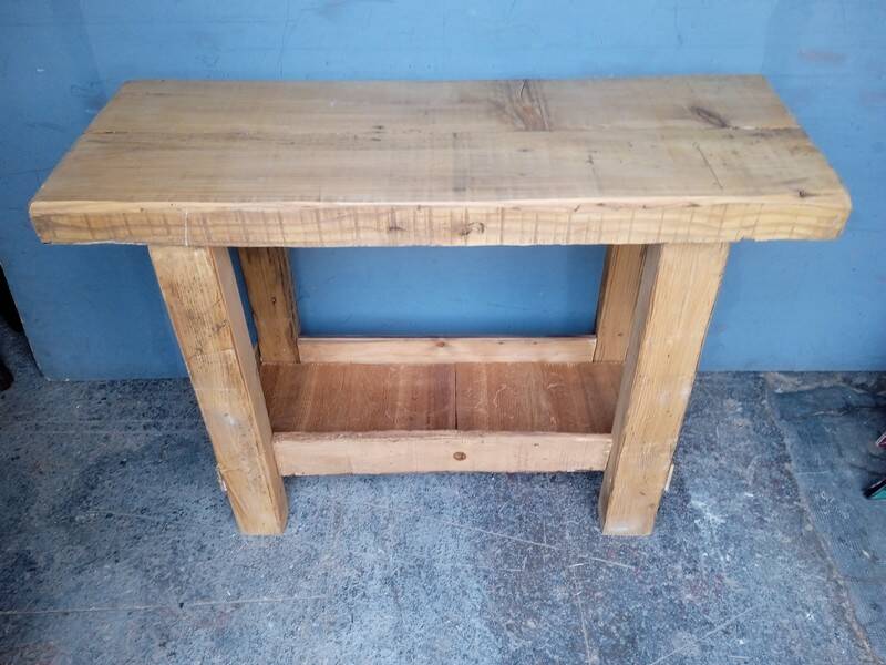 Workbench 120cm old solid wood