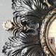 Small Sun Mirror Witch's Eye Round In Resin Patina Black/Copper