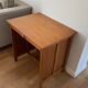 1950s vintage children's desk in light oak