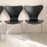 Set of 4 Butterfly Chairs by Arne Jacobsen, Fritz Hansen Edition