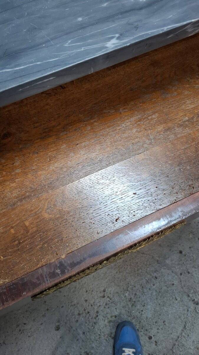 Commode Empire en acajou