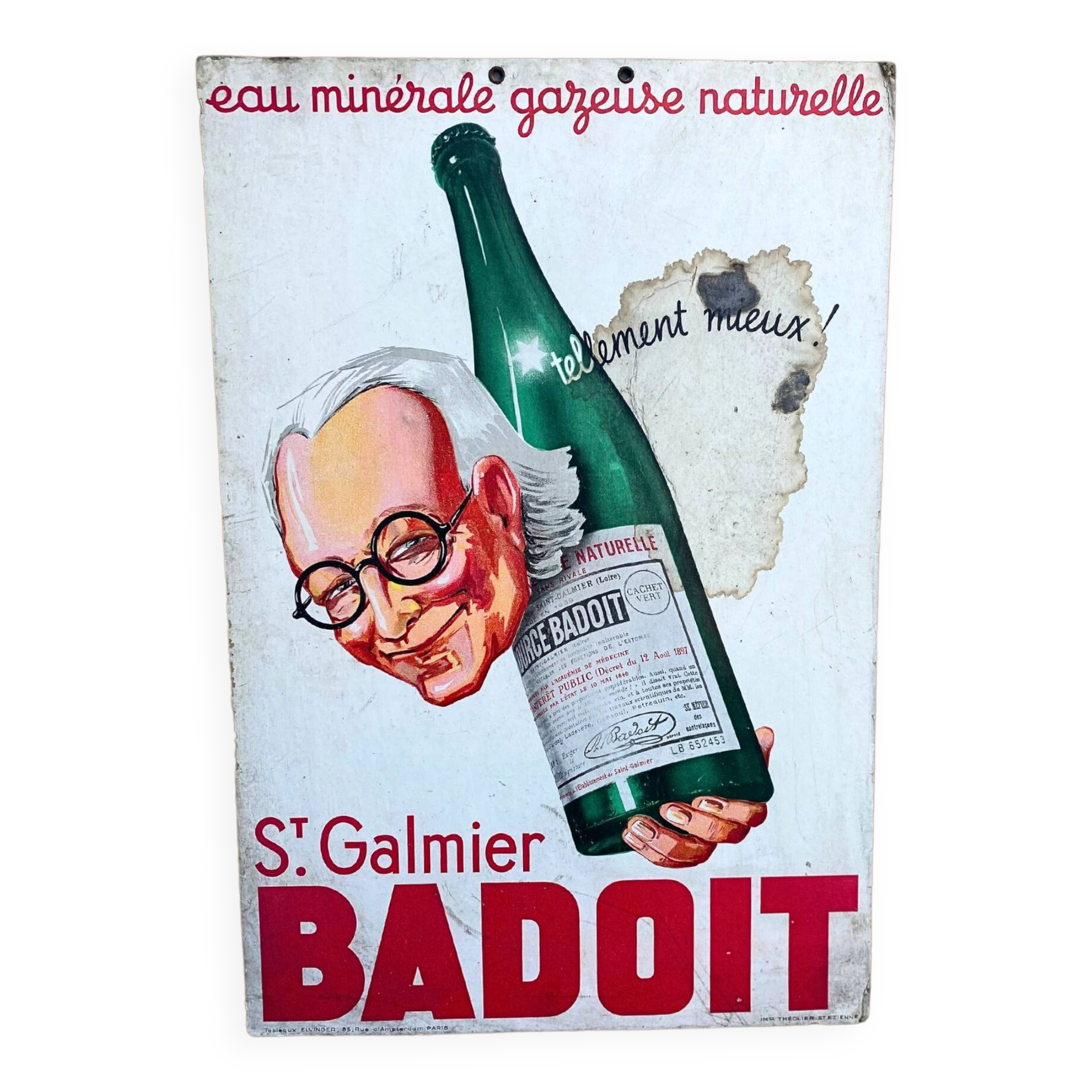 St Galmier Badoit Poster