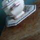 Sugar or mustard bowl Anfora Agueda hand painted ceramic Portugal