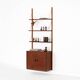 Teak modular shelving unit, Danish design, 1960s, made in Denmark
