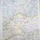 Mongolia, Asia. Geographical map printed in 1900.