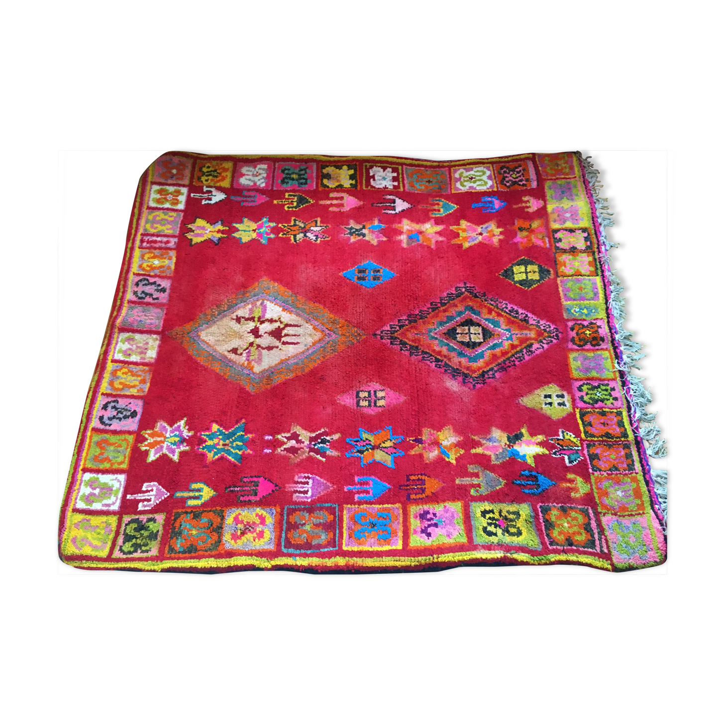 Handmade wool rug 160x180cm