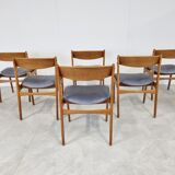 Mid century dining chairs by Erik Buch for OD Mobler, 1960s
